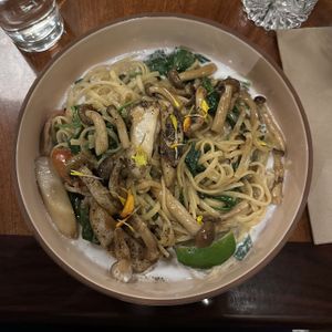 Coconut mushroom linguini   at Norah - Belmont in Portland