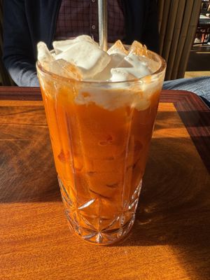 Thai tea #Veganuary at Norah - Belmont in Portland