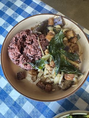 Spicy Holy Basil Eggplant  at Norah - Belmont in Portland
