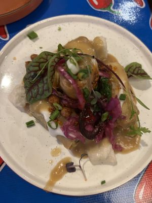 Spring roll poutine   at Norah - Belmont in Portland