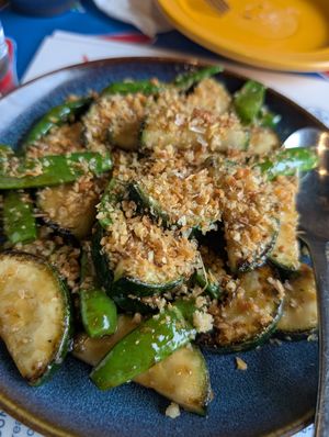 Zucchini and Peas at Norah - Belmont in Portland