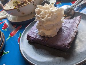 Ube Cheesecake at Norah - Belmont in Portland