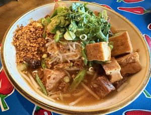 Prae’s favorite noodle soup at Norah - Belmont in Portland