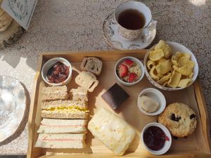 Another visit and once again it was delicious! Pre-book for a vegan afternoon tea, you won't be disappointed! at The Curly Swirly Tearooms in Barnsley