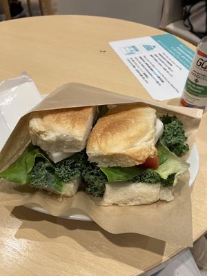 soy milk sandwich   at HND - Bar Rage - T3 in Tokyo