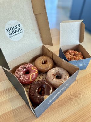 Assorted Flavors  at Holey Grail Donuts - Santa Monica in Santa Monica