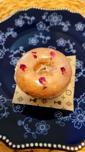 Hail Mary - rose and cardamom at Holey Grail Donuts - Santa Monica in Santa Monica