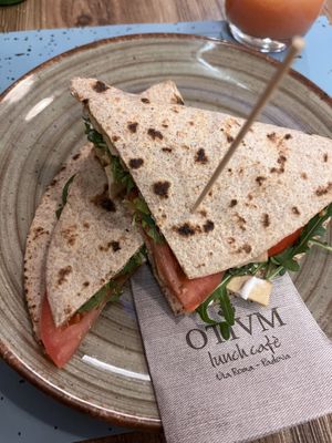 Piadina al seitan  at Otivm Bar in Padua