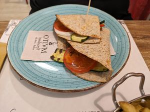 PIADINA INTEGRALE AL SEITAN "VEGAN"  at Otivm Bar in Padua