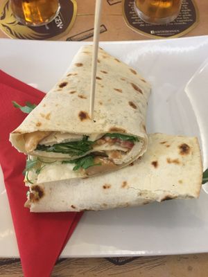Piadina sfiziosa vegan at Otivm Bar in Padua