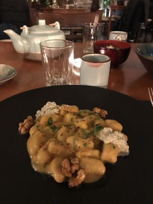 Pumpkin gnocchi   at Klorofüll in Tallinn