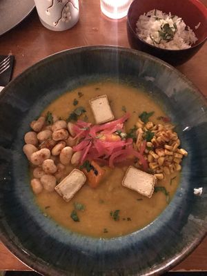 Bean and pumpkin stew  at Klorofüll in Tallinn