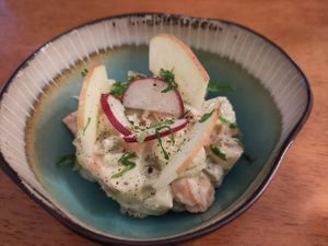 kartulisalat at Klorofüll in Tallinn