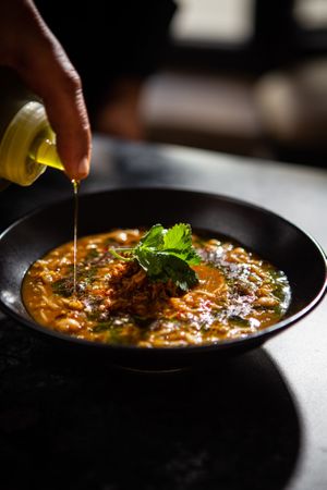 Moroccan Harira at Klorofüll in Tallinn