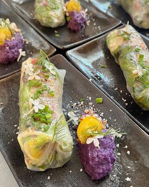 Spring roll at Klorofüll in Tallinn