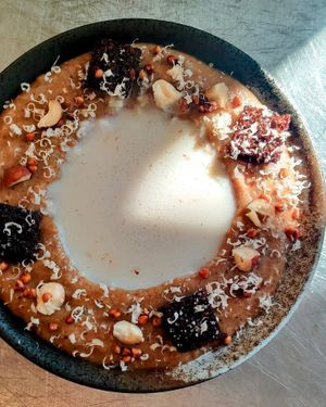 Leivasupp (Estonian rye "bread soup" ) at Klorofüll in Tallinn