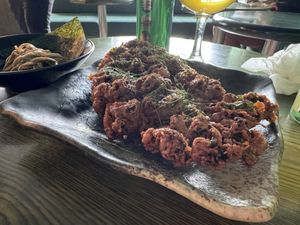 Tempura kalee  at Klorofüll in Tallinn