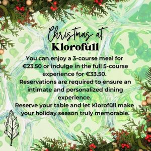 3-course for €23.50 and 5-course for €33.50! at Klorofüll in Tallinn