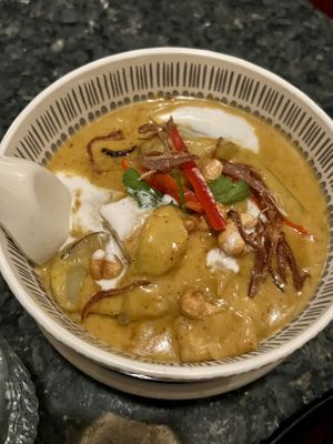 Tofu masaman curry   at Sabannga in Livingston