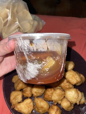 sweet and sour sauce   at Vegelicious in Cheltenham