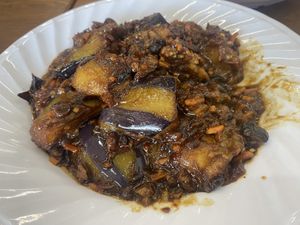 schezchin Eggplant   at Vegelicious in Cheltenham