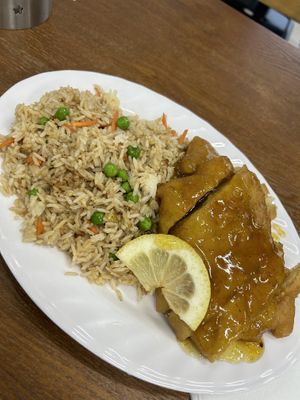 Lemon “chicken"  at Vegelicious in Cheltenham