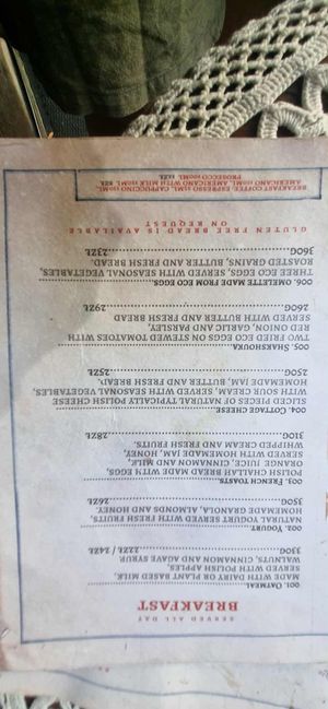 Menu 19 September 2025 at Klubokawiarnia Mleczarnia in Wroclaw