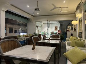 Interior of cafe   at Millets of Mewar - City Palace Rd in Udaipur