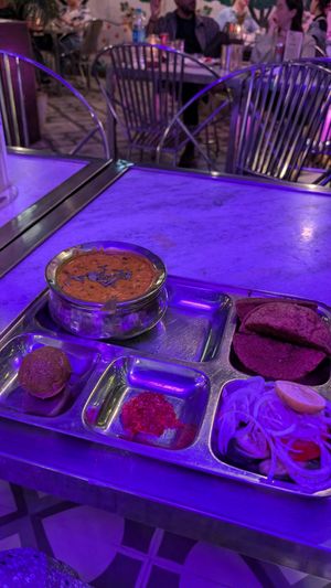 Vegan thali at Millets of Mewar - City Palace Rd in Udaipur