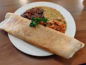 Vegan Masala Thosai at Kobal in Zurich