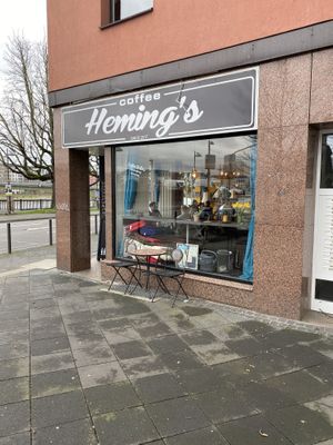   at Heming's Coffee in Frankfurt