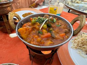 Vegan Vegetable Curry at Mumbai Masala - Marina Rubicon in Lanzarote