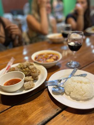   at Green Restaurant in Vang Vieng