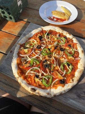   at Green Restaurant in Vang Vieng