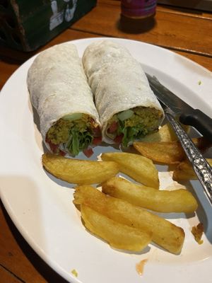   at Green Restaurant in Vang Vieng