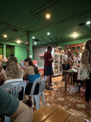   at Green Restaurant in Vang Vieng