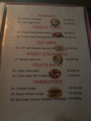   at Green Restaurant in Vang Vieng