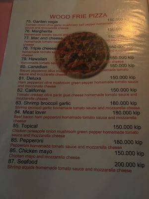   at Green Restaurant in Vang Vieng