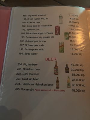   at Green Restaurant in Vang Vieng