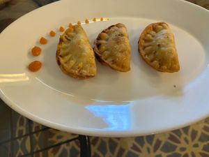 Empanada starter. This was very good at Restaurante Diverso Trinitario in Trinidad