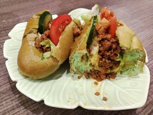 Vegan Banh Mi #Veganuary at Su Nanyang - 素南洋蔬食料理 in Hualien