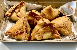 Samosas   at Masala Studio in Dubai