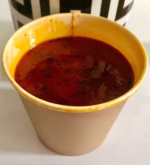 Tomato shorba  at Masala Studio in Dubai