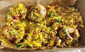 Sev puri  at Masala Studio in Dubai