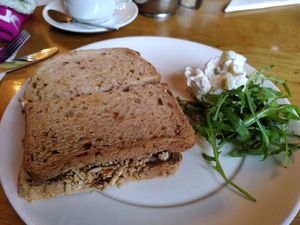 Cheese and pickle sandwich (December 2022) at National Trust - Nunnington Hall in York