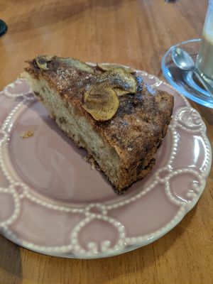 Simple cake at Restaurante Café Paraty in Paraty