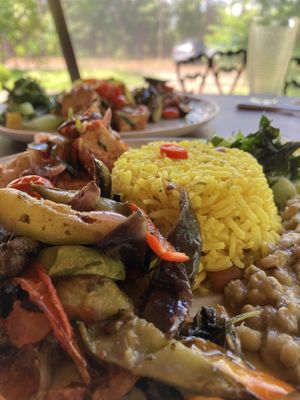 Main dish  at Cura - Cozinha Orgânica in Brasilia
