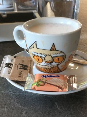 Coffee at Lepa Vida in Ljubljana