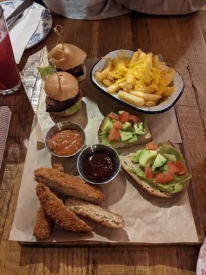 Vegan afternoon tea at Revolution in Edinburgh
