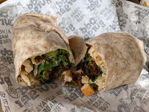 ChickUn Caesar Wrap at Odd Burger in Calgary